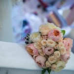 Bouquet elegante e romantico con rose David Austin