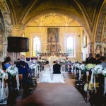 Un addobbo floreale elegante per un matrimonio a Belgirate