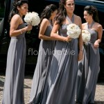 bouquet damigelle con ortensie e rose bianche