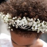 Coroncine di velo da sposa per le piccole damigelle