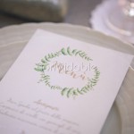 Tavola con dettagli vintage/botanical